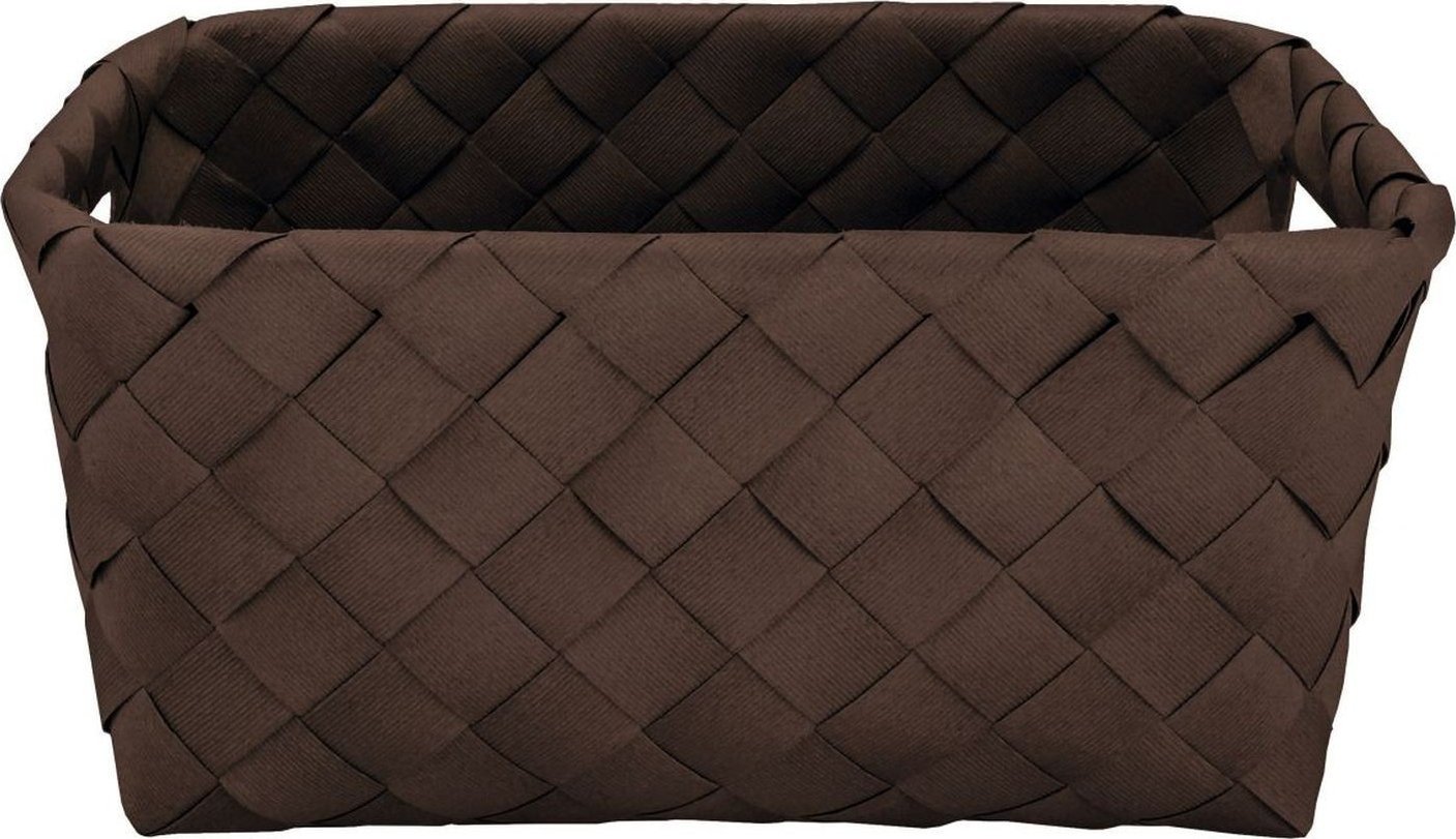 Kleine Wolke Kleine Wolke Aspera Koszyk/Pojemnik łazienkowy brązowy M tworzywo sztuczne