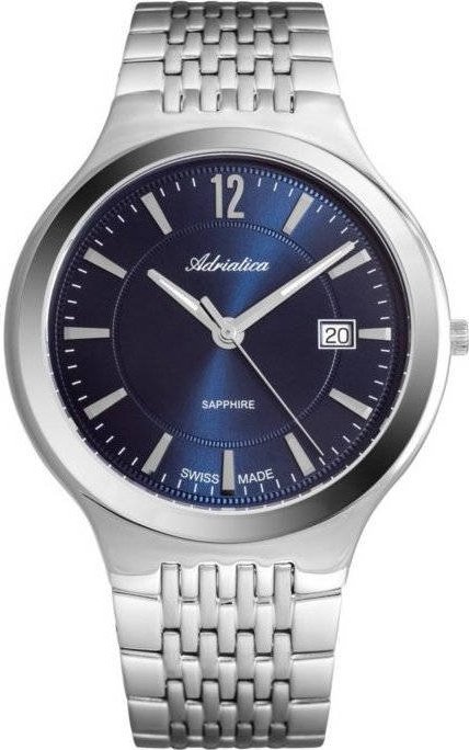 Zegarek Adriatica Zegarek Męski Adriatica na bransolecie A8296.5155Q - Zegarek Kwarcowy Swiss Made
