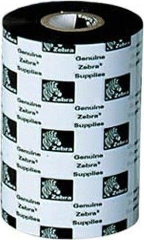 Zebra Wax/Resin Ribbon, 174mmx450m, 3400; High Performance, 25mm core, 6/box