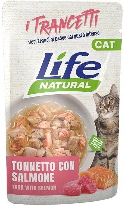 Life Pet Care LIFE CAT sasz.55g CHUNKS TUNA + SALMON /30