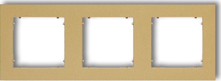 Karlik MINI Ramka potrójna złota 29MR-3