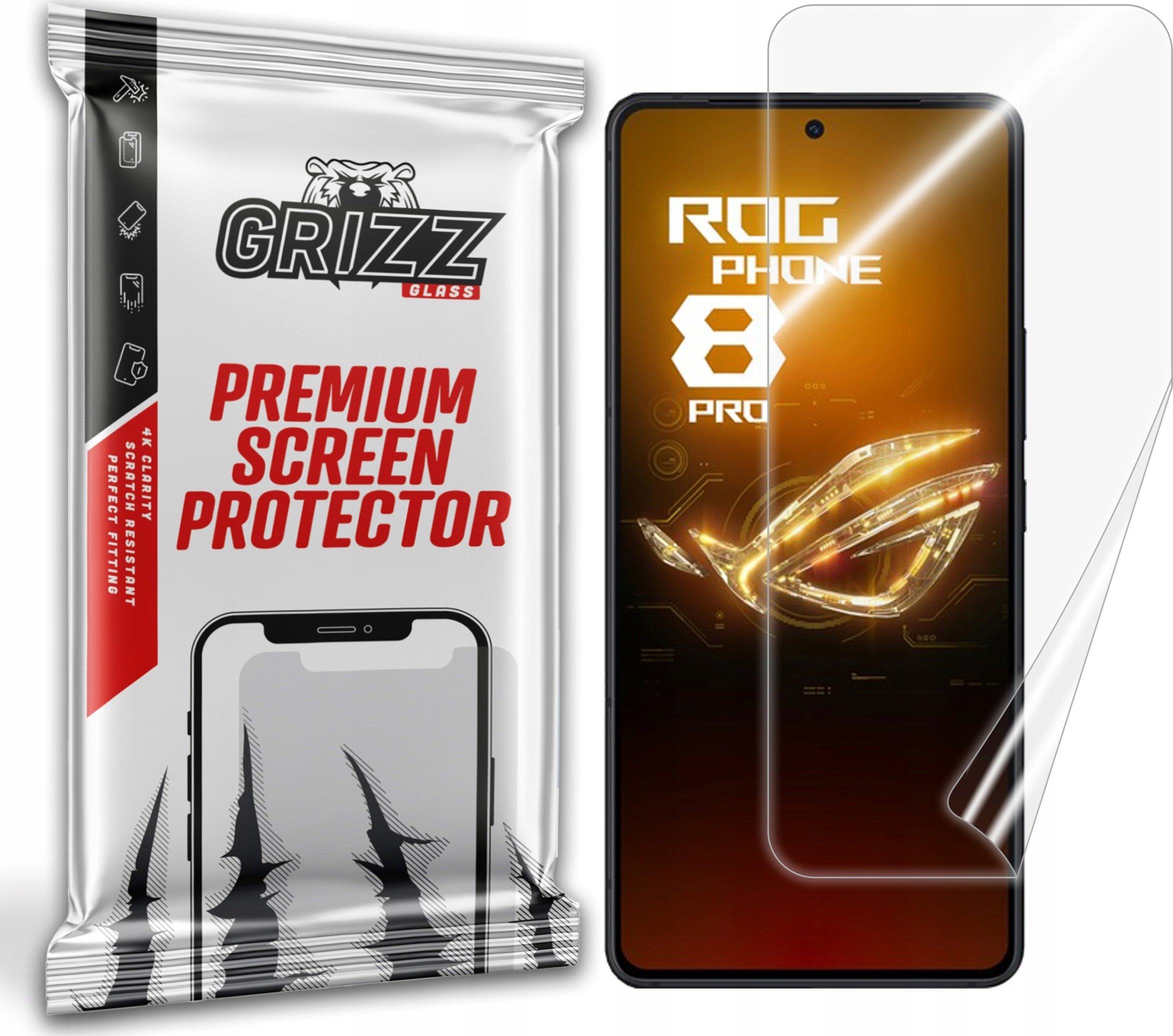 GrizzGlass Folia ceramiczna GrizzGlass CeramicFilm do Asus ROG Phone 8 Pro