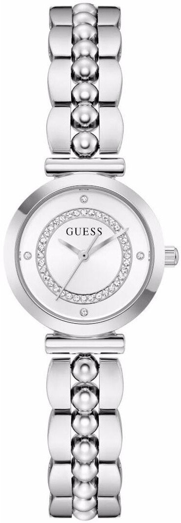 Zegarek Guess Zegarek damski Guess GW0994L1 CYRKONIE srebrny