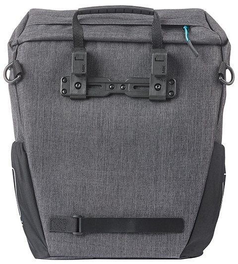 Basil Sakwa pojedyncza BASIL DISCOVERY 365D SINGLE PANNIER BAG L 20L, MIK Hooks System, black melee