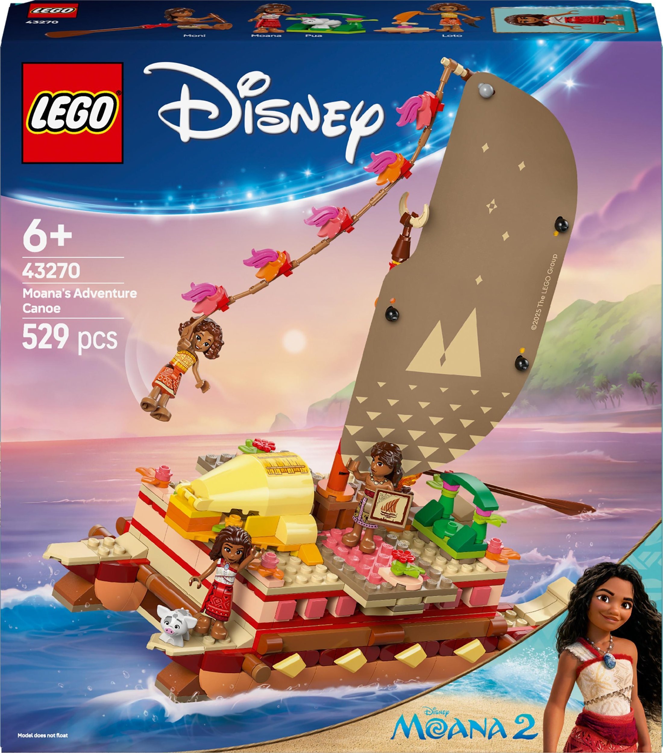 LEGO Disney Kajakowa przygoda Vaiany (43270)