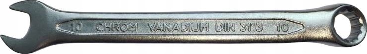 Partner Klucz płasko-oczkowy 10 mm L-140 mm Cr-V