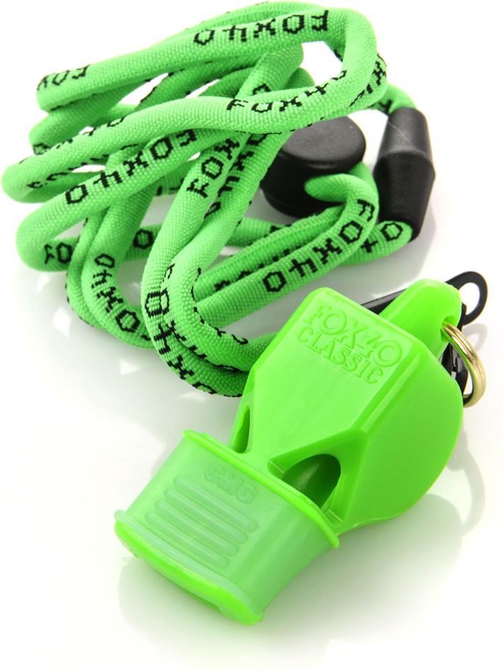 Fox40 Gwizdek ze sznurkiem neon Fox 40 Classic Cmg zielony (38151)