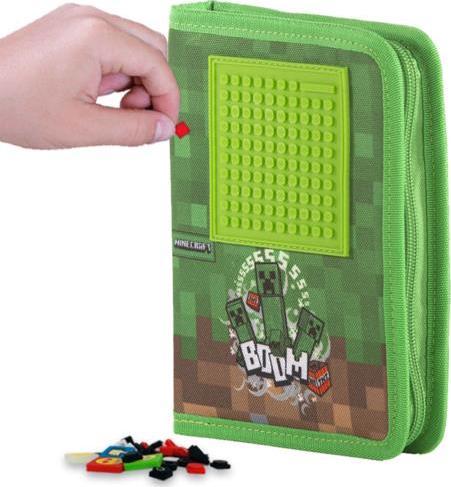 Piórnik PIXIE Piórnik Szkolny na Suwak, PIXIE CREW, MINECRAFT