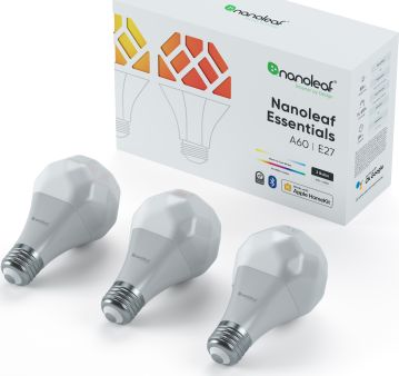 Nanoleaf Essentials Smart Bulbs - zestaw 3 żarówek A19-A60-E27