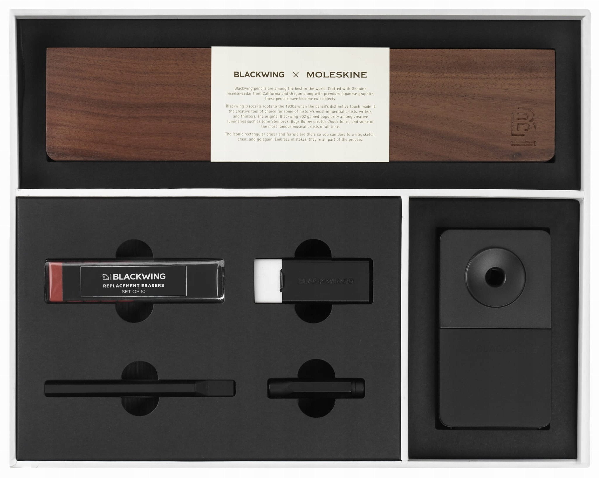 Zestaw Max Atelier BLACKWING X MOLESKINE