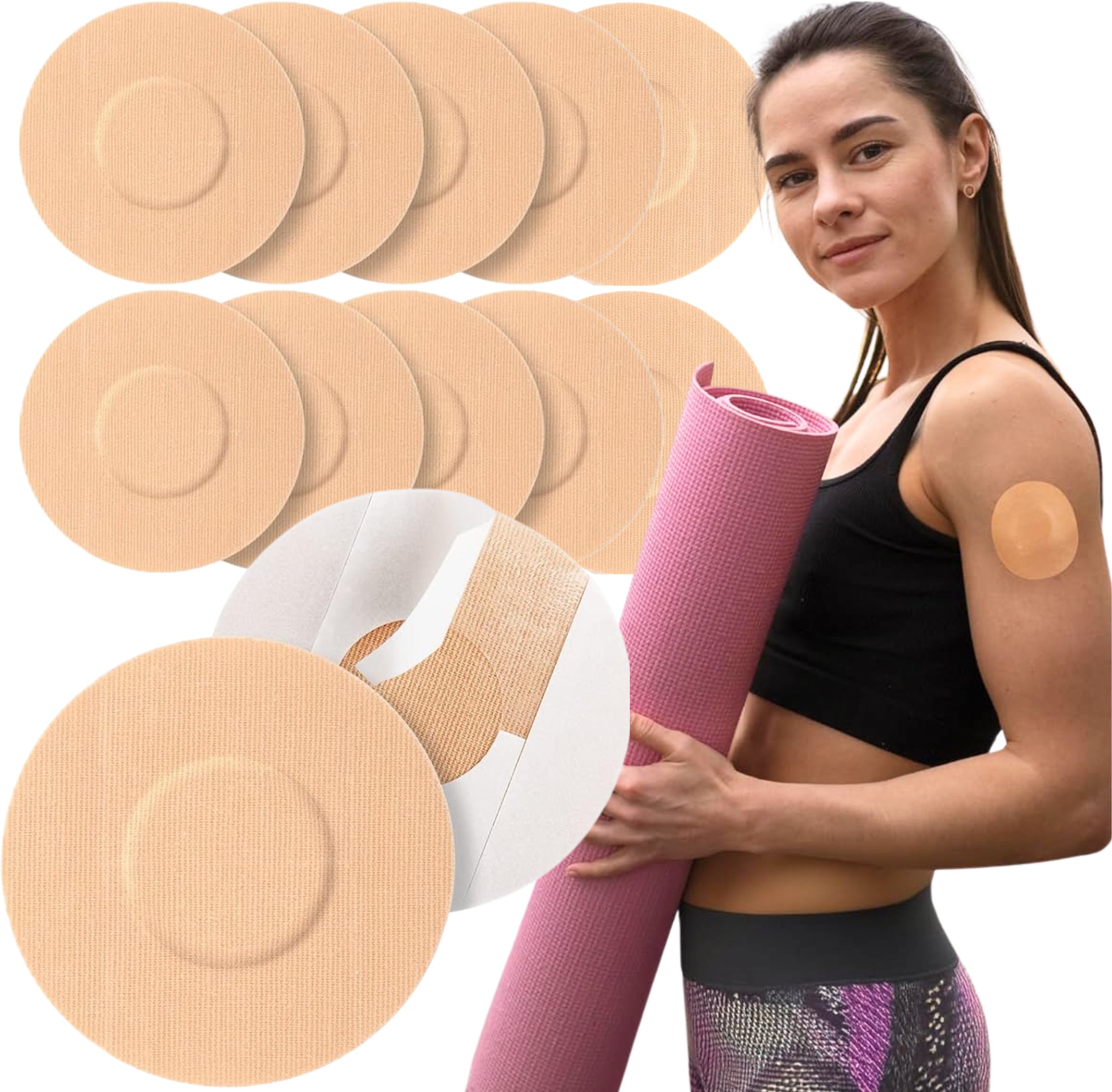 Plastry ochronne na sensor Freestyle Libre - zestaw 10 szt.