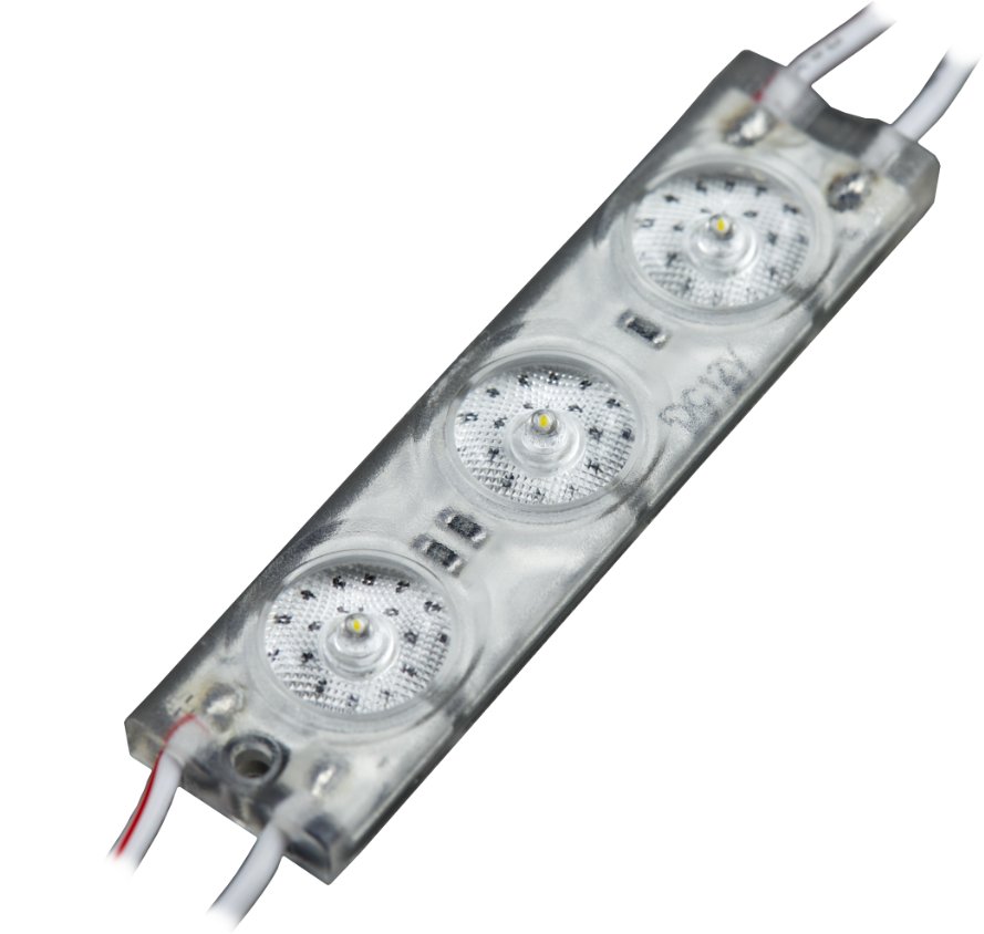 MW Lighting LED Module 12V/1.0W/165lm, center-center 100mm, prismatic lens 165deg, 6500K (5902135165...