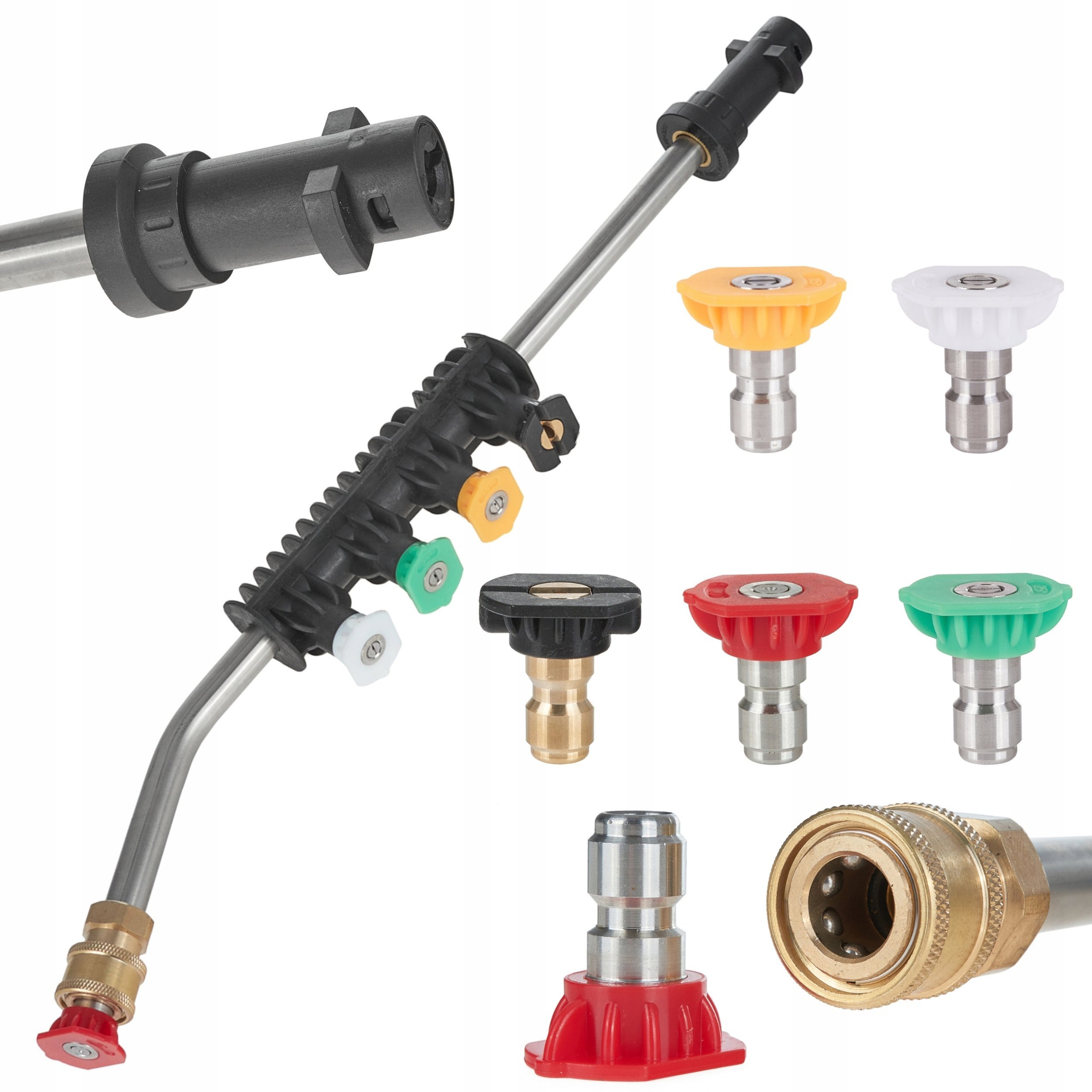 Geko Lanca gięta 15° + komplet 5 dysz (100)