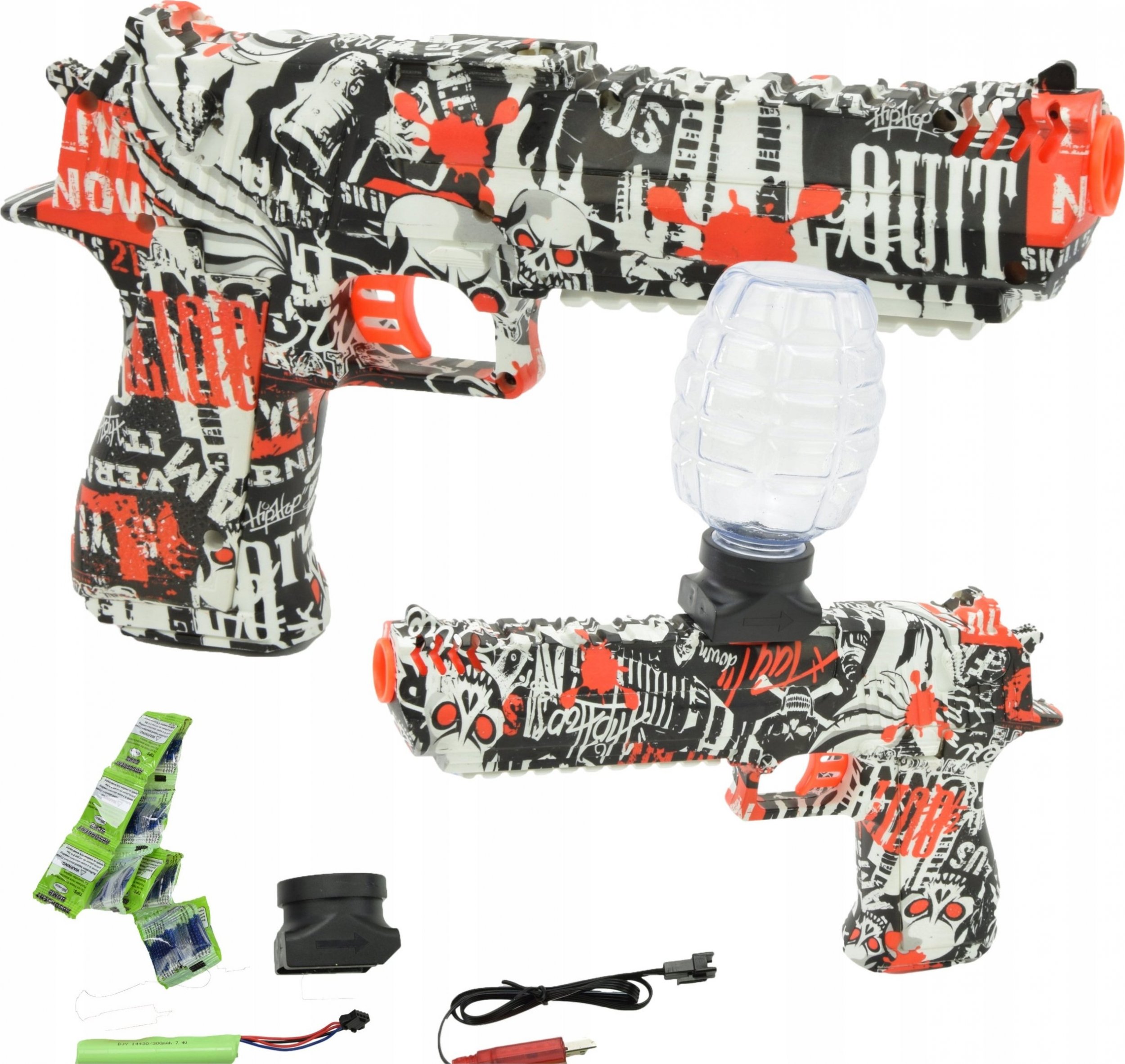 Skleplolki PISTOLET KARABIN NA KULKI ŻELOWE ELEKTRYK AUTOMAT