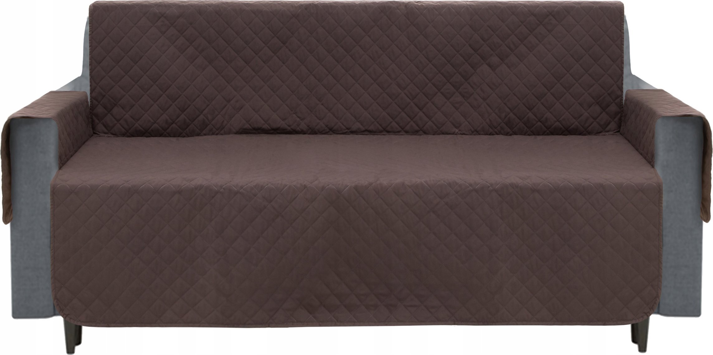 DOGGY 110 cm POKROWIEC PARIS NA KANAPĘ BRĄZOWY