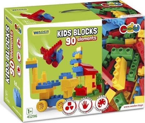 Wader Kids Blocks Klocki 90 elementów (41296)