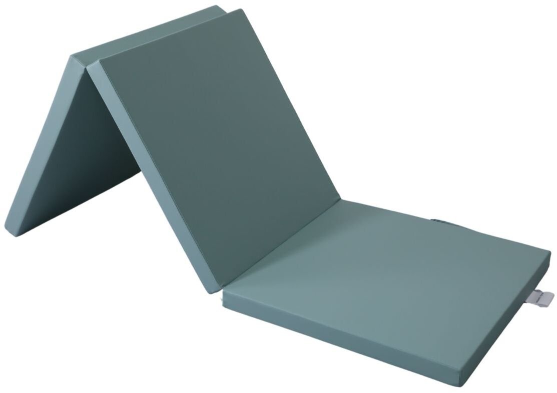 Małpiszon materac gimnastyczny Satellite 180x60x5 cm trzyczęściowy - zielony