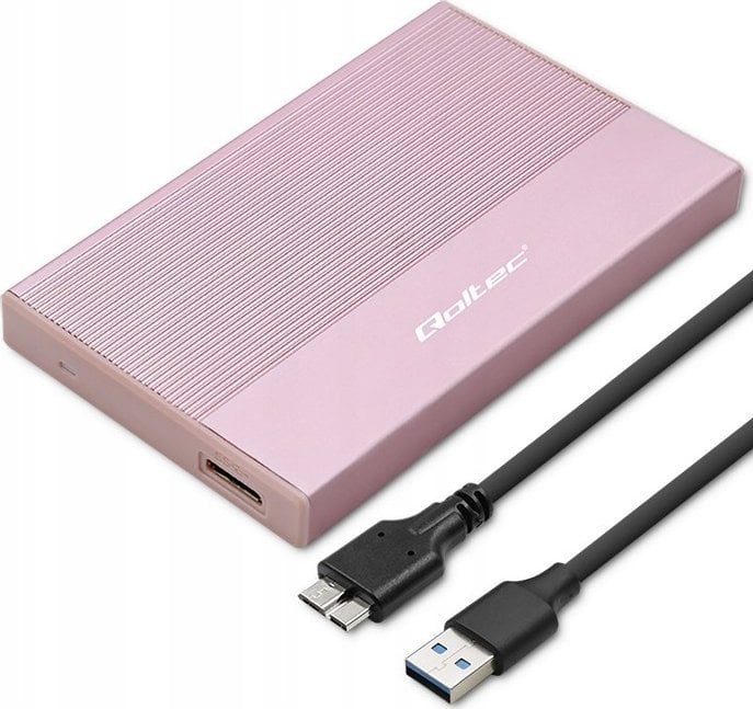 Kieszeń Qoltec Obudowa/kieszeń Qoltec na dysk SSD HDD 2.5" | SATA | USB 3.0 | Super speed 5Gb/s | 2T...