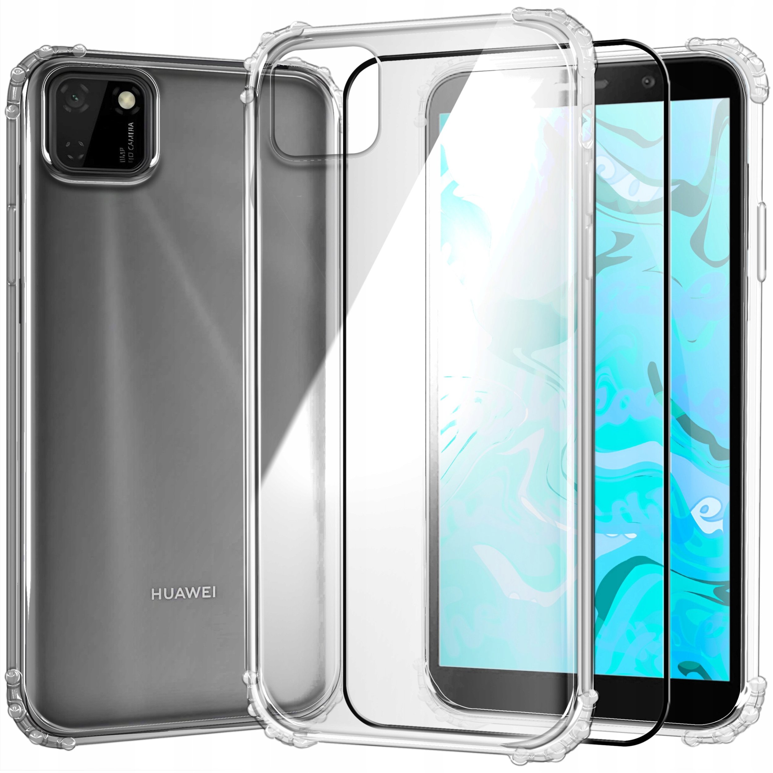 Hello Case ETUI PANCERNE DO HUAWEI Y5P | CASE SILIKON GUMOWE SLIM ANTI SHOCK SZKŁO