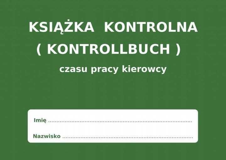 Pako Książka czasu pracy kierowcy Książka kontrolna PL - DE - 10 szt.