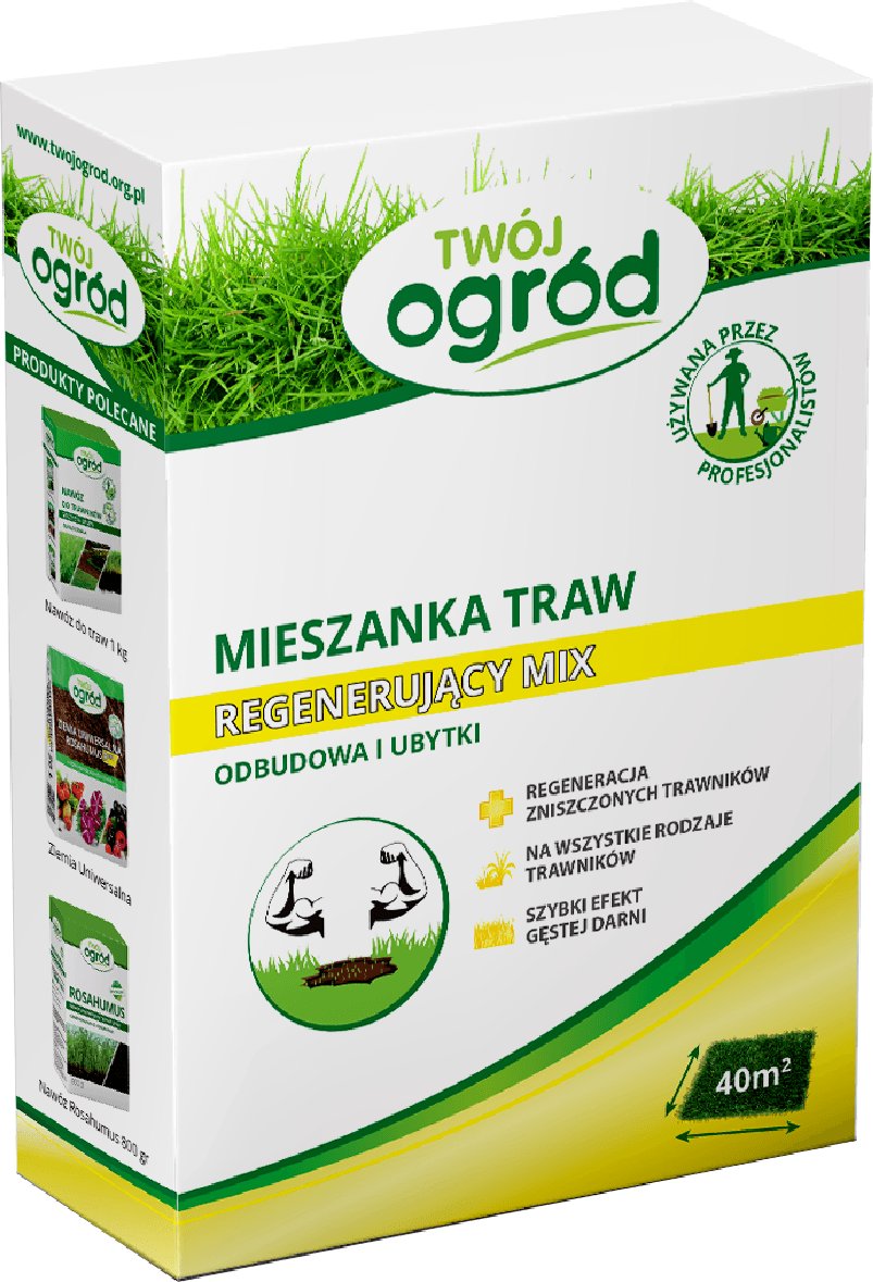 Twój Ogród Nasiona trawy Trawa Regenerujący Mix E+ 1 kg