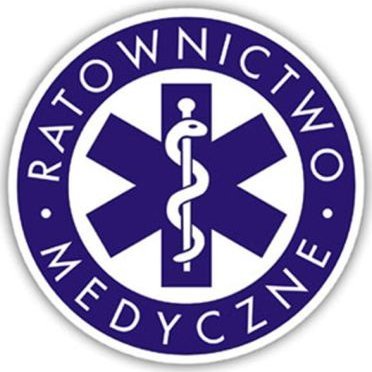 Polska Firma Naklejka RATOWNICTWO MEDYCZNE odblaskowa 46 cm na Ambulans karetkę