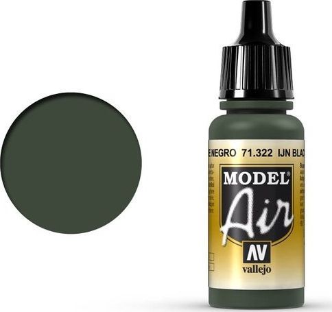 Vallejo Vallejo Model Air IJN Black Green 71.322 uniwersalny