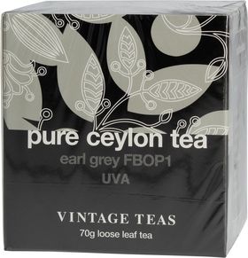 Vintage Teas Czarna herbata Pure Ceylon Tea - Earl Grey 70g