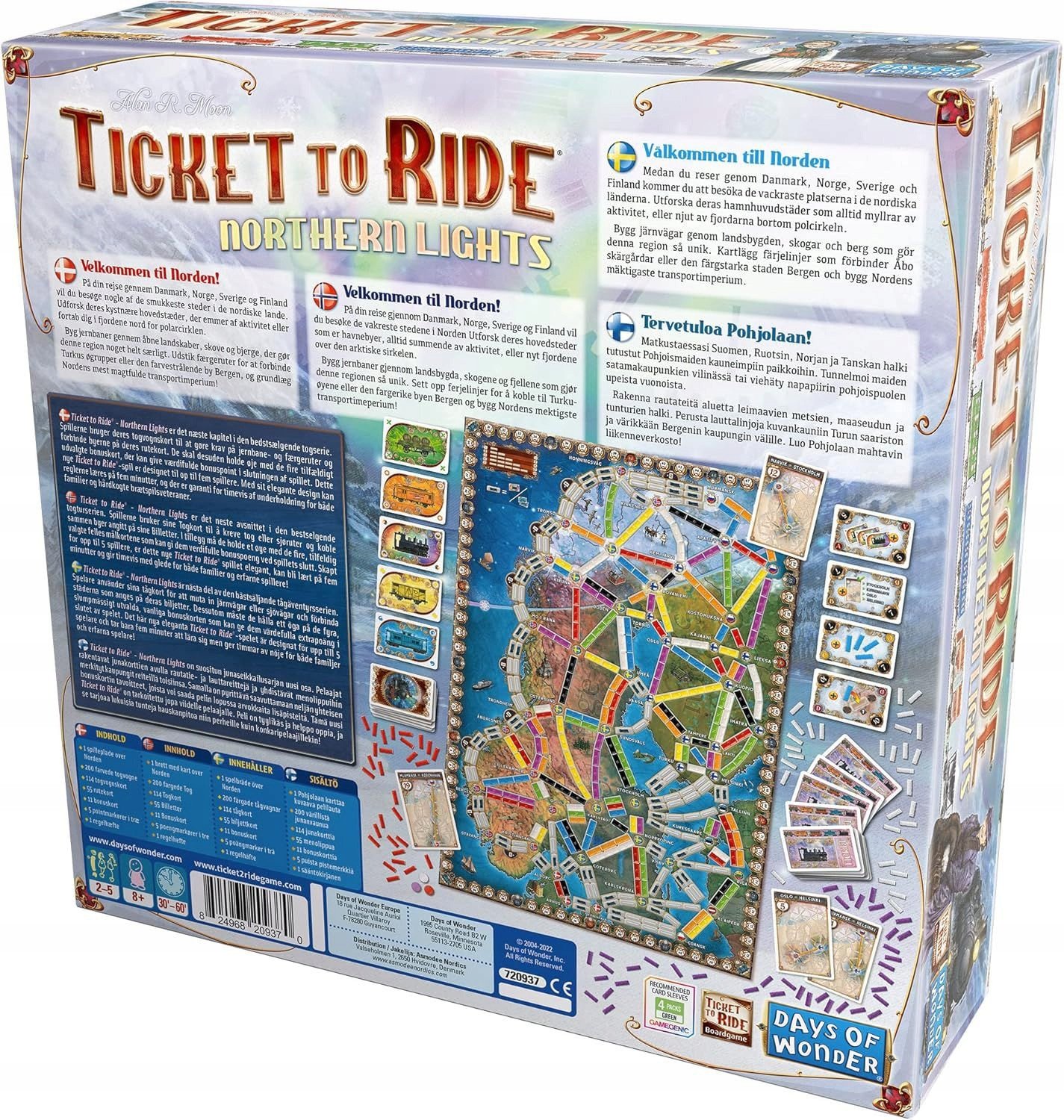 Ticket to Ride Northern Lights strategy game