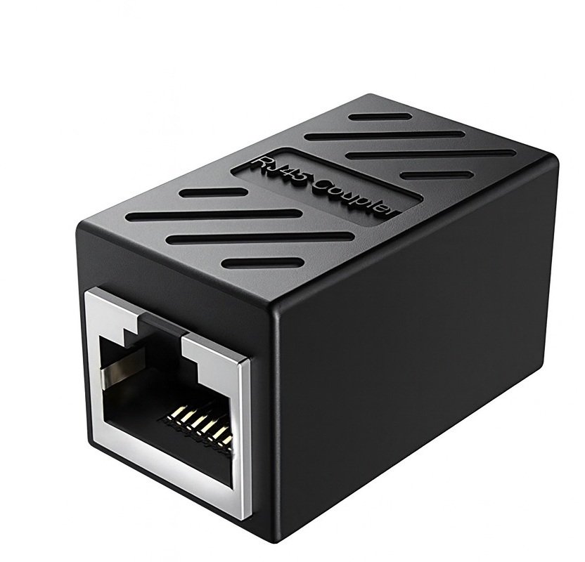 Złączka RJ45 Ethernet 1000Mbps, 2 szt., przedłużacz żeńskieżeńskie