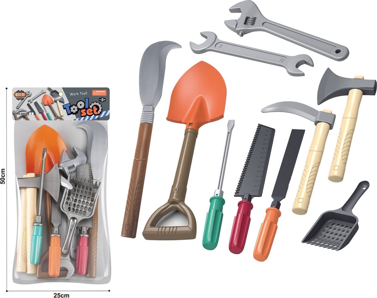 Trifox ZESTAW NARZĘDZI 10 ELEMENTÓW