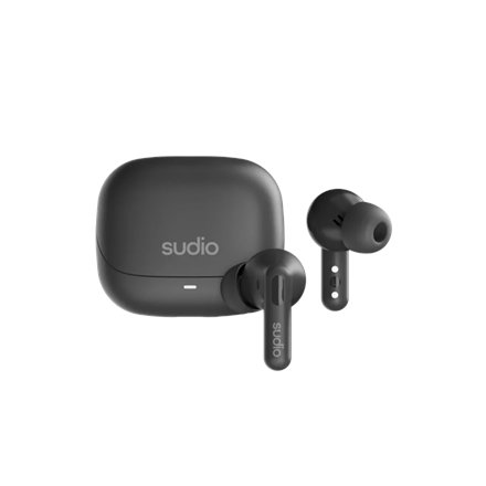Sudio Earbuds | C8 | Bluetooth | Microphone | Black | Noise canceling | Noise reduction | Wireless (C8BLK)
