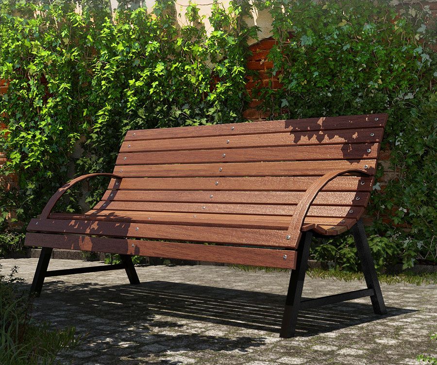 Elior Ławka ogrodowa drewniana Wagris 170 cm