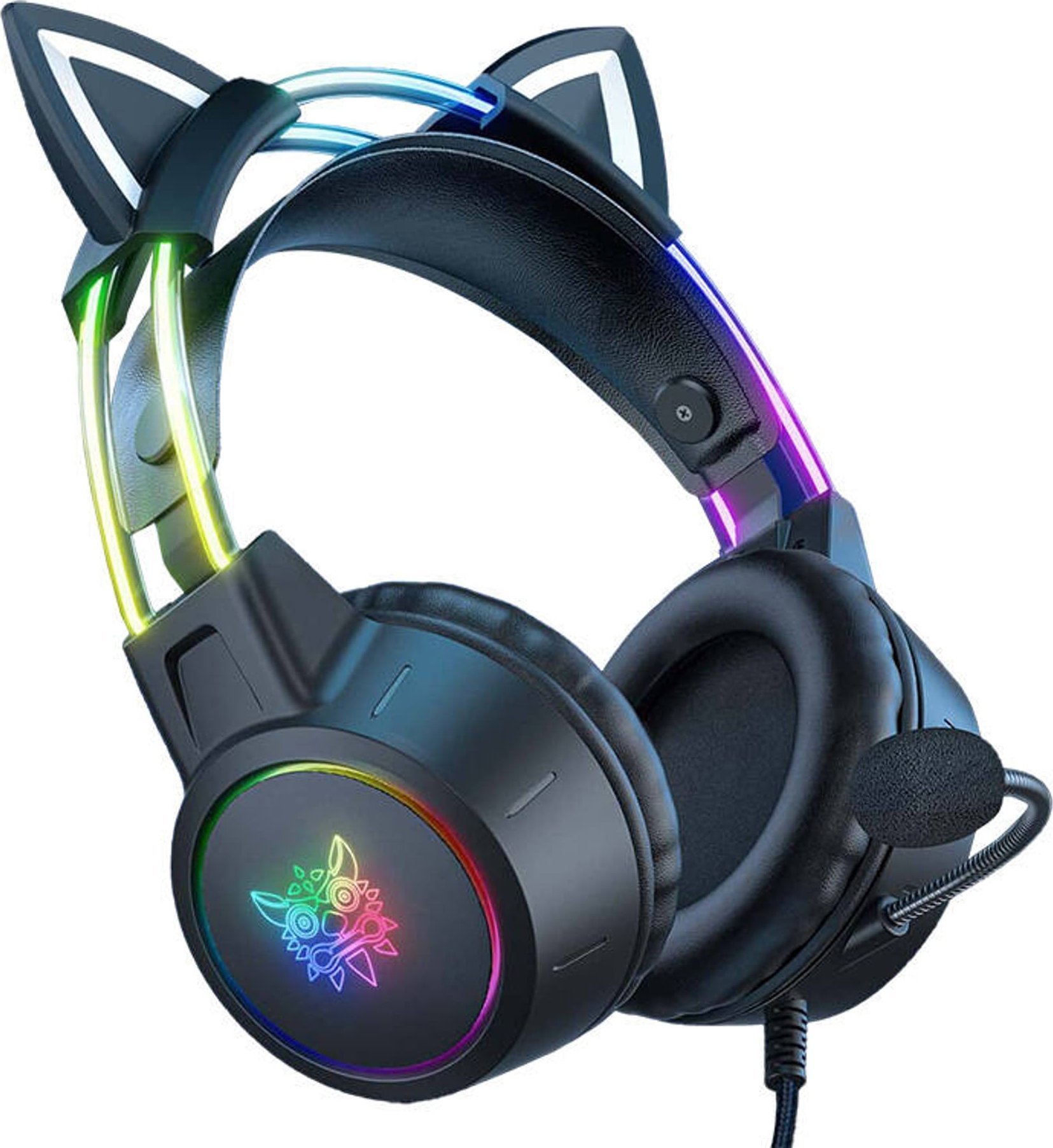 Onikuma X15 Pro Cat Czarny (X15 PRO Cat Black)