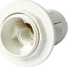 Unimet Oprawka plastikowa z pierścieniem do żarówki z gwintem E14