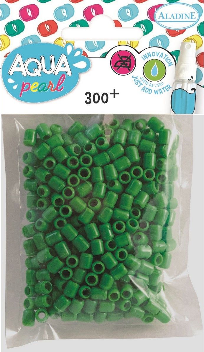Aladine Koraliki Aqua pearl 300 szt. Zielone