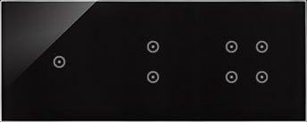 Kontakt-Simon Panel dotykowy Kontakt-Simon 54 Touch DSTR3134/73 trzy moduły jedno pole dotykowe dwa pola dotykowe pionowe cztery pola dotykowe zastygł