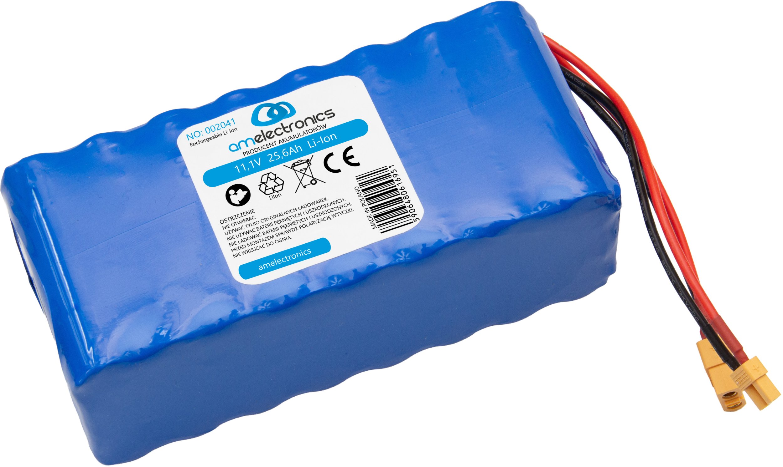 OEM Akumulator 11,1V 25600mAh LiIon do łódki zanętowej (2041)