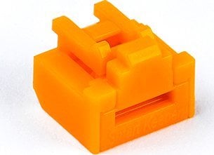 Smartkeeper Basic RJ45 Port Lock 12 - 12x zaślepka, pomarańczowy