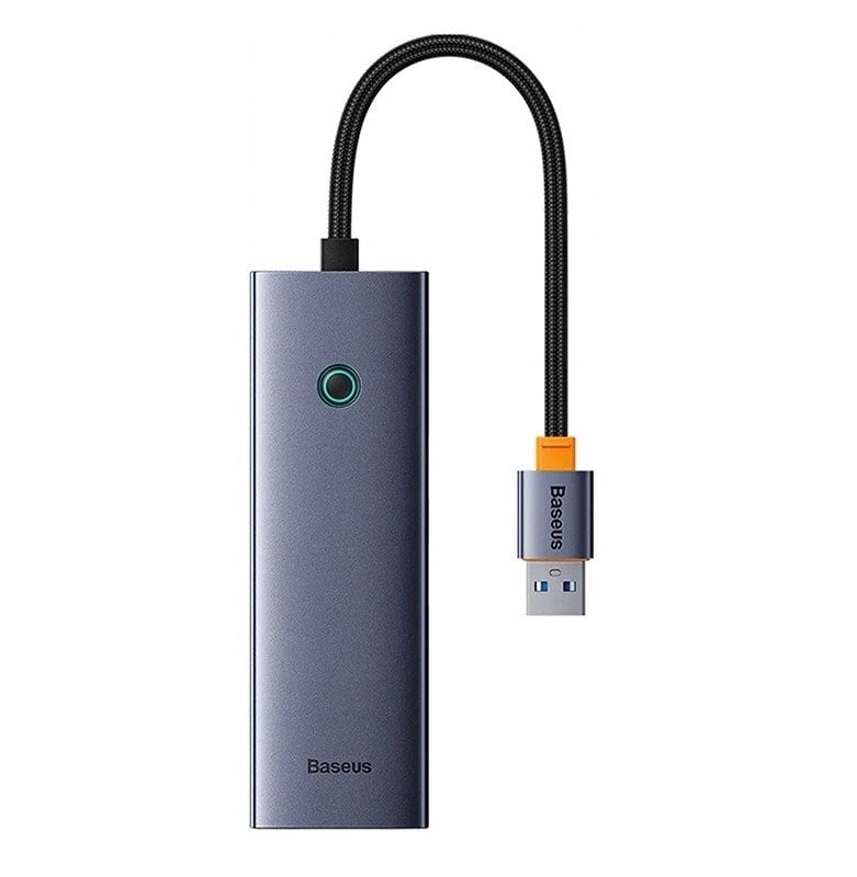 Stacja/replikator Baseus OS-Baseus UltraJoy Series 4-Port HUB Space Grey（USBA to USB3.0*3+RJ45*1）