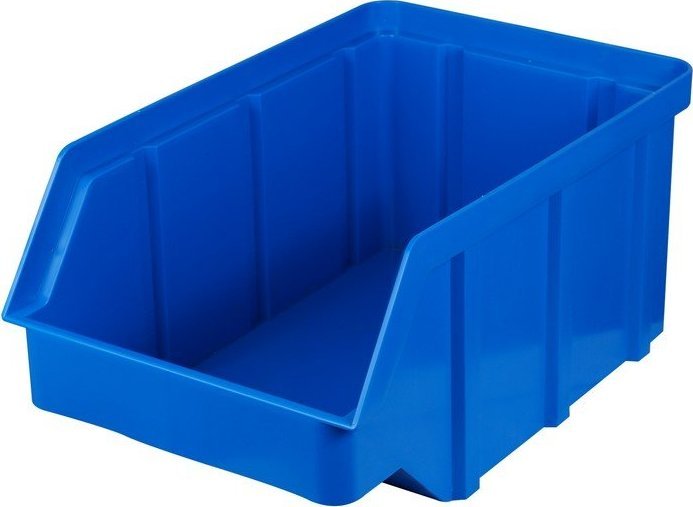 qBox Pojemnik plastikowy warsztatowy z polipropylenu standardowego. Wym: 118x78x56mm (kolor: niebieski)