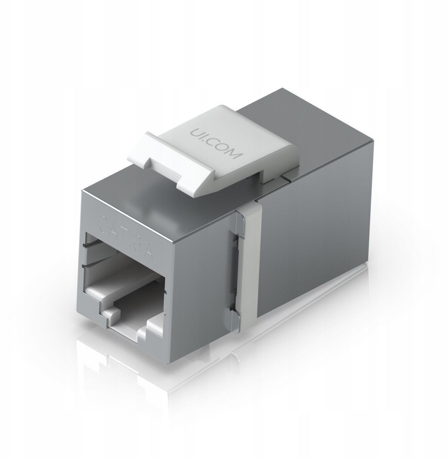   Pass-through Cat6A keystone