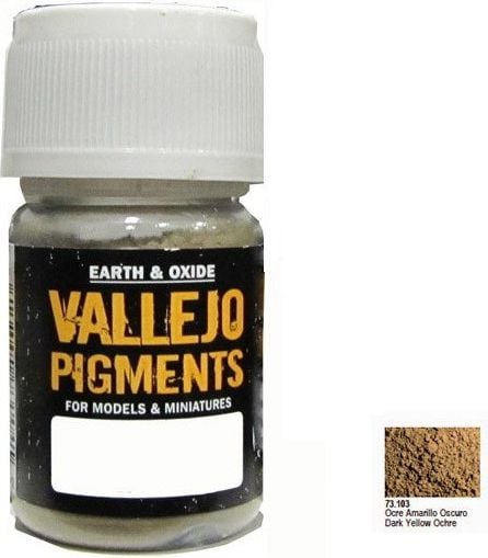 Vallejo Pigment Dark Yellow Ocre 73103