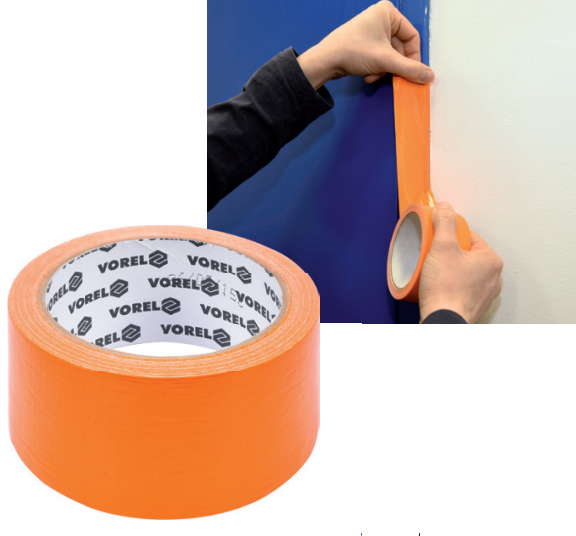 Vorel Taśma tynkarska elewacyjna 38mm/50m pomarańczowa - 75132