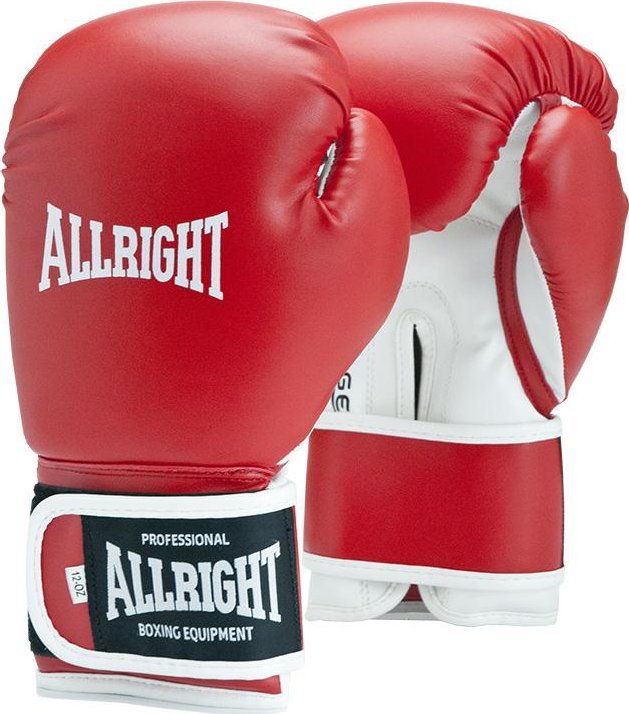 Allright RĘKAWICE BOKSERSKIE POWER GEL 12oz uniwersalny