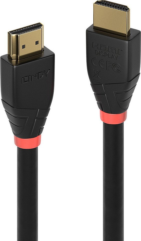 Zdjęcia - Kabel Lindy   HDMI - HDMI 7.5m czarny  (41016)