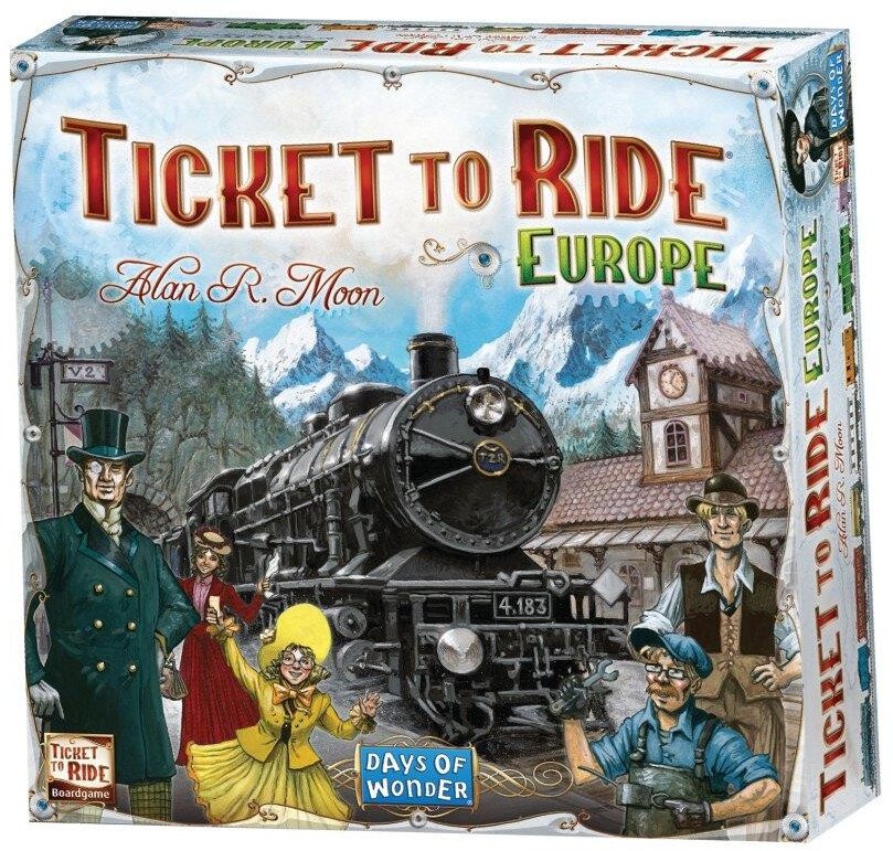 Ticket to Ride Europe strategy game
