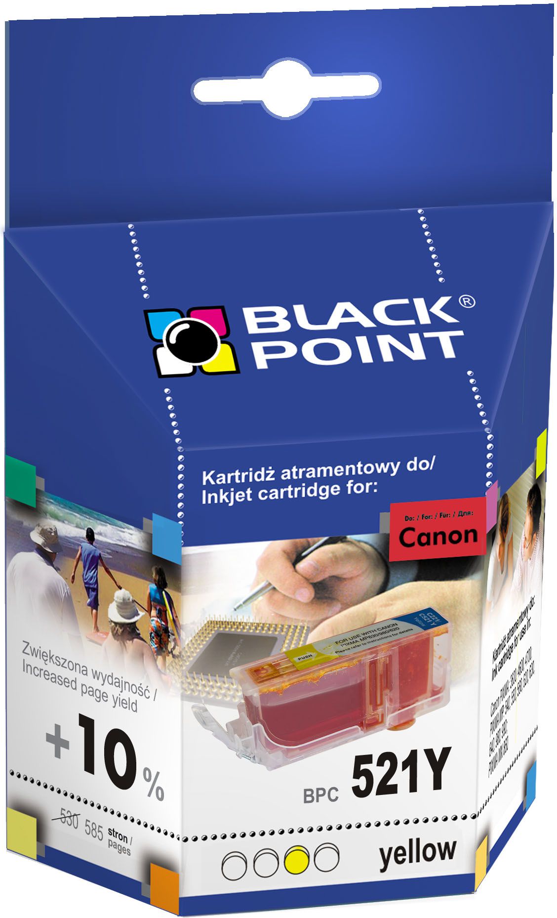 Tusz Black Point tusz BPC521Y / CLI-521Y (yellow)