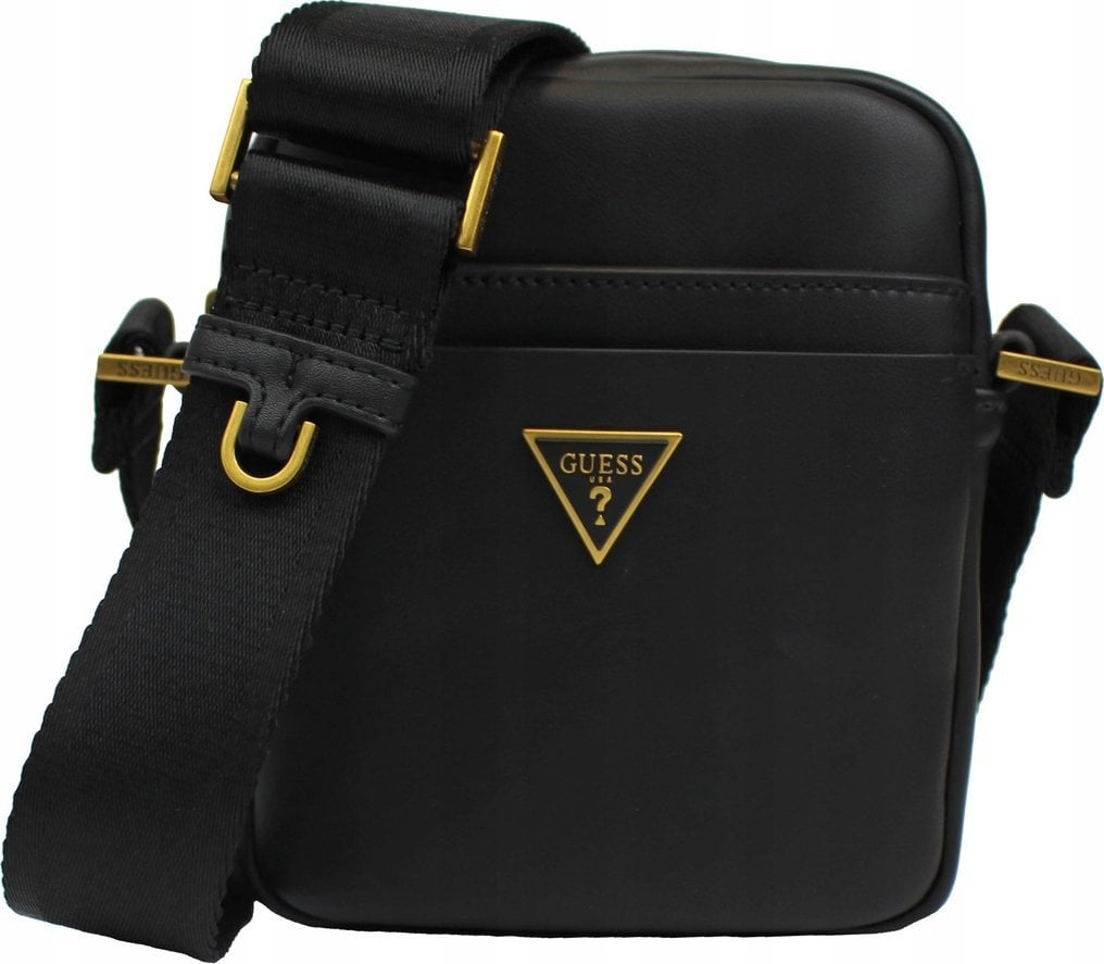 Guess, Tracolla, Textile Bag, Black, HMESCAP2215BLA, For Men, 18 x 14 x 5 cm For Men