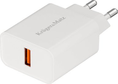 Фото - Зарядний пристрій Kruger&Matz Ładowarka  1x USB-A 3 A  (KM0851)